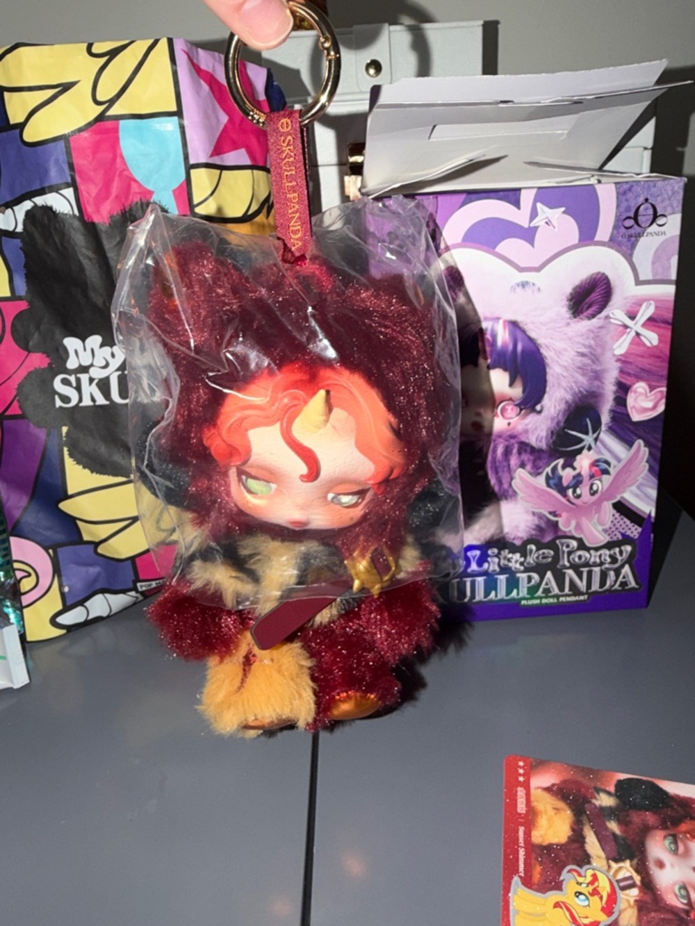 Sunshine my little pony Plush Keychain - Unicorn Style